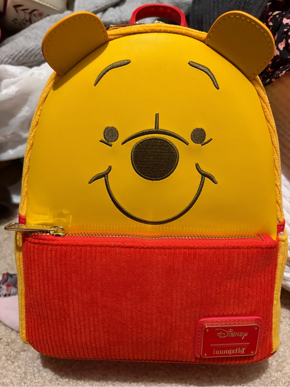 Loungefly Yellow & Red Winnie the Pooh Mini Backpack
